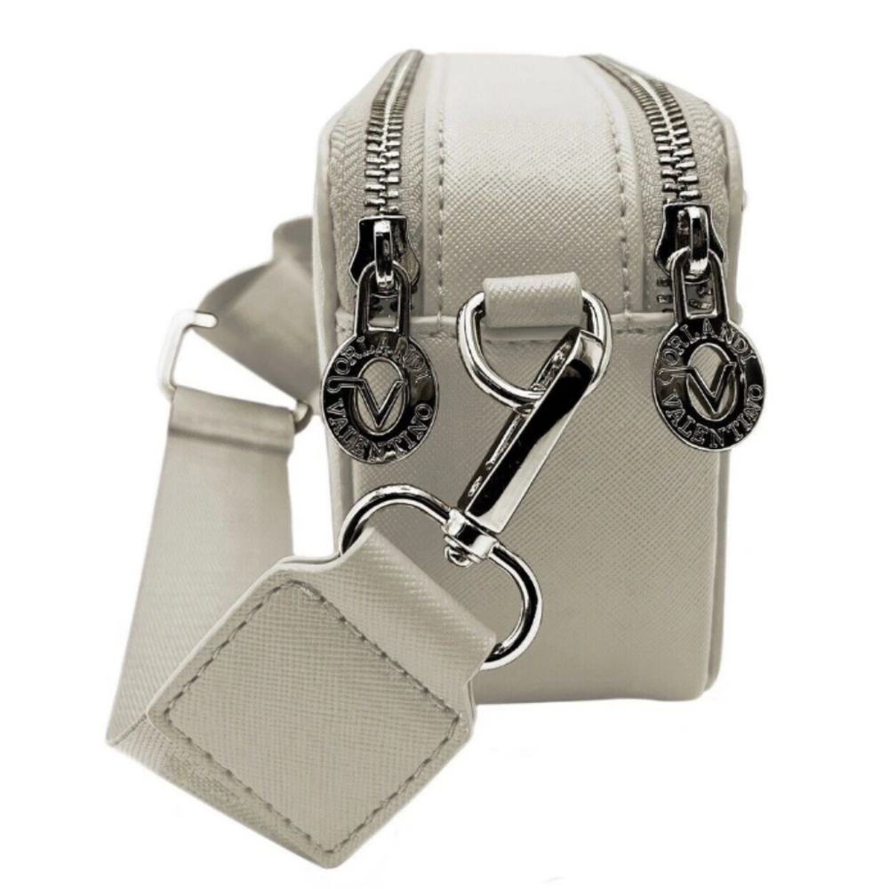•NWT• VALENTINO ORLANDI Studded Guitar Strap Double Zip Crossbody Bag - Picture 5 of 9